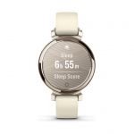 Garmin Tracker d'activité Lily 2 Cream Gold bracelet blanc coco