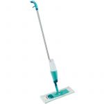 Leifheit Balai pulvérisateur confort Easy Spray XL 56690 avec réservoir sur le manche système - Balai vaporisateur avec mop 42 cm