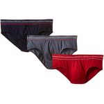 Eminence Lot de 3 slips Homme Business - Marine-rouge/Rouge-argent/Anthracite-rouge