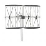 Nedis Antenne TV TNT d'Extérieur Gain Max. de 14 dB UHF : 470 - 694 MHz 4 Com