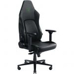 Razer Fauteuil Gaming Iskur V2 Vert. Confortable - cuir synthétique- s'adapte a