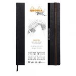 Rhodia 116115C - Bristol Book Touch A4, 32 feuilles de bristol blanc extra lisse 205 g/m², uni