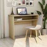 VidaXL Bureau Chêne sonoma 90x50x74 cm Aggloméré