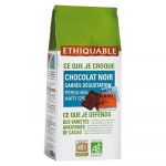 Ethiquable Carrés dégustation de chocolat noir Napolitains Haiti Pérou bio - paquet de 100g