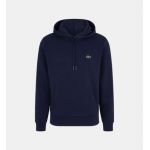 Lacoste Hoodie droit molletonn&eacute; Bleu