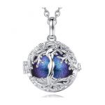 Bola De Grossesse Cage Arbre De Vie Boule Bleue Cadeau Future Maman