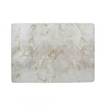 Creative Tops Set de table haut de gamme, lot de 4 sets de table, sets de table avec dos en liège et coins arrondis, motif en marbre gris, chacun 40 cm x 29 cm