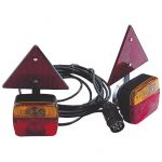 Spotlight Kit d'éclairage magnétique avec 2 triangles et câble d'alimentation de 7,5 m