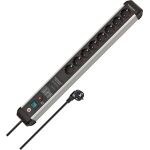 Brennenstuhl Prolongateur multiprise Premium-Protect-Line avec parasurtenseur 60.000A 8 prises, 3m H05VV-F 3G1,5 - 1391010800