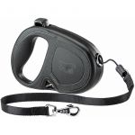 Ferplast Laisse Extensible pour Chiens de Taille Moyenne Flippy One Cord M, Cordon r&eacute;tractable 5 m, Max 20 kg, Noir