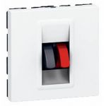 Legrand Mécanisme prise haut-parleur simple 2 modules Mosaïc