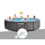 Intex Kit piscine tubulaire Baltik ronde 5,49 x 1,22 m + Kit d'entretien