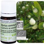 Pranar&ocirc;m Huile essentielle Bio de myrte &agrave; ac&eacute;tate de myrt&eacute;nyle, 10 ml