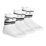 Nike Lot de 3 paires de chaussettes Sportswear Essential Blanc - Taille 43-46