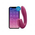 Satisfyer Sunray Bordeaux Vibromasseur Connect&eacute; Point G & Clitoris