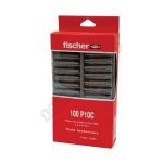 Fischer 100 Chevilles crampon grise en grappe 10x53