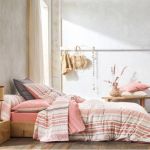 Blanc des vosges Taie De Traversin Corail HORIZON
