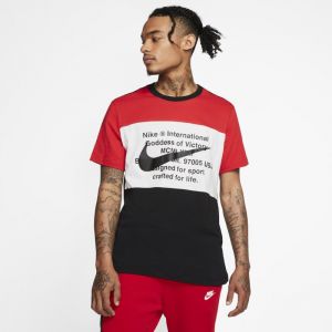 Image de Nike Tshirt NSW Swoosh Noir / Rouge - Taille S