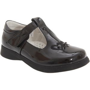 Boulevard - Chaussures à sangle à scratch - Fille (25 EUR) (Noir verni) - UTDF190