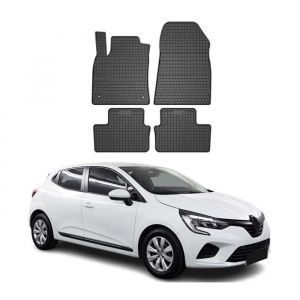 Omac Tapis de Sol pour Renault Clio 2019-2022 Caoutchouc Noir