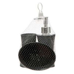 Image de Five Lot de 3 Accessoires de Salle de Bain "Stripe" 18cm Noir