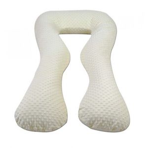 Coussin de maternit&eacute; 100% coton 300 cm beige Beige