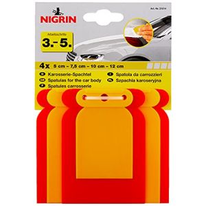 Image de Nigrin 21014 Corps Spatule, Lot de 4