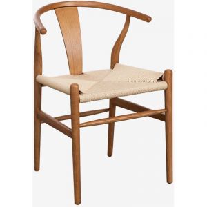 Pack de 2 chaises de salle &agrave; manger Uish Edition SKLUM Marron cendr&eacute;