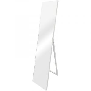 Miroir sur pied psyché inclinable 150 x 35 cm blanc 03_0007968