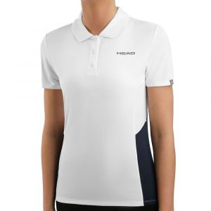 Head Club Tech Polo Femmes - Blanc, Bleu Foncé