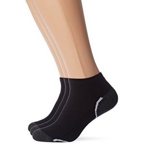 DIM Lot de 3 paires de socquettes Noires