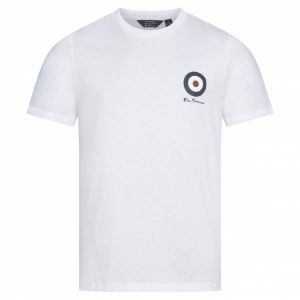 Ben Sherman Chest Target Hommes T-shirt 0076261N-BLANC