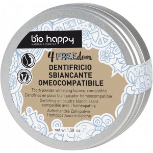 Bio Happy 4FREEdom Dentifricio Sbiancante Omeocompatibile - 45 g