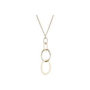 Image de Clio blue Pendentif + chaîne Aurore en argent 925, dorure or 18K, 4.8g