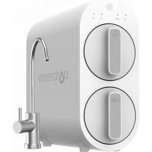 Waterdrop G2 ro Système de Filtration d'eau par Osmose Inverse, Sans Réservoir, 1514 Litres de Débit Rapide Quotidien, tds Réduit, 1: 1 Pur à