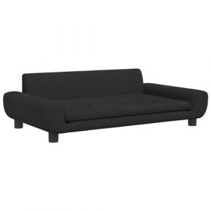 VidaXL Lit pour chien noir 100x54x33 cm velours - Black