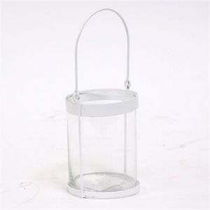 Atmosphera Lanterne de jardin - M&eacute;tal - Blanc