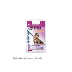 Francodex Ectocycle Chat : Pipette insecticide pour chat de 1-6 Kg