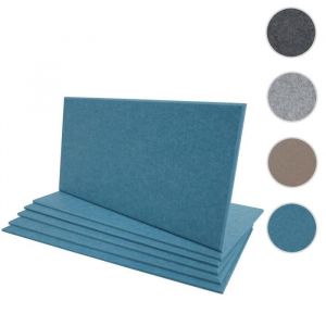 Lot de 6 panneaux muraux acoustiques MENDLER HWC-L52 1m² surface 60x30cm