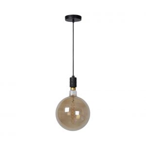 Lucide JOVA - Suspension - Ø 4,6 cm - 1xE27 - Noir