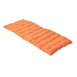 Image de Homescapes - Coussin pour banc de jardin 2 places, Terracotta - Terracotta