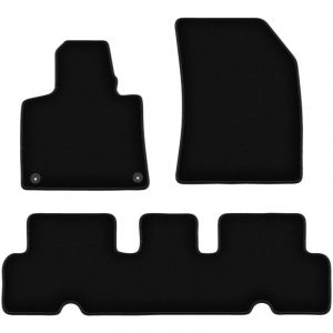 Wielganizator Tapis sur Mesure en Velours pour Citroen C4 Picasso II (2013-) - Qualité : Basic | Ajustement précis, sous-Couche antidérapante, 3 pièces - Noir (GSHOPPING, neuf)