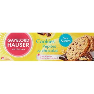 Gayelord hauser Cookies P&eacute;pites de Chocolat sans Sucres Ajout&eacute;s Di&eacute;t&eacute;tique 125 g