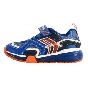 Geox J BAYONYC Boy, Basket, Orange Royal, 27 EU