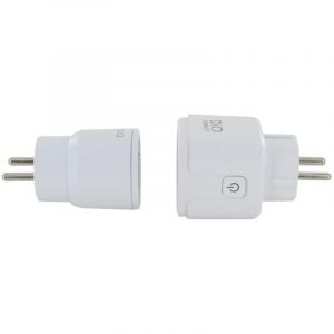 Dio Connected Home Kit domotique 2 prises nano 433 MHz + 1 prise WiFi + t&eacute;l&eacute;commande - DiO