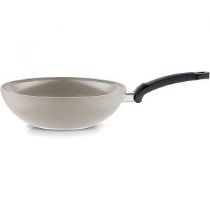 Fissler Ceratal Wok/Poêle À Frire En Aluminium (28 cm, 3,7 l) Avec Revêtement Anti-adhésif En Céramique, Bord Haut, Exempt De PFAS/PTFE, Fabrication En Allemagne, Compatible Induction