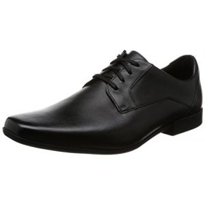 Image de Clarks Glement Lace, Derbys Homme, Noir (Black Leather-), 46 EU