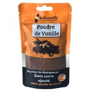 Poudre de vanille Bourbon de Madagascar 30g &ndash; Ar&ocirc;me intense gousse enti&egrave;re id&eacute;ale pour p&acirc;tisserie desserts et cuisine