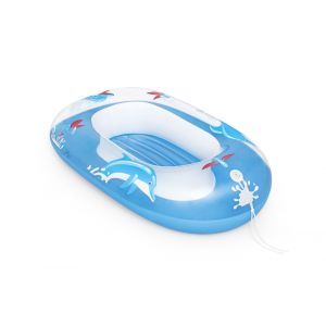 Bestway Bateau gonflable enfant FLOATIN' FRIENDS 102 x 69 cm, 3ans et +, 45 kg