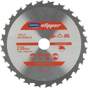 Clipper Norton - Lame carbure multimateriaux 230x3.0/2.0x30 z24 - 70184608131